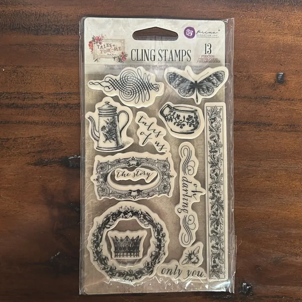Prima Clear stamps and cling stamps NEW bundle of 3